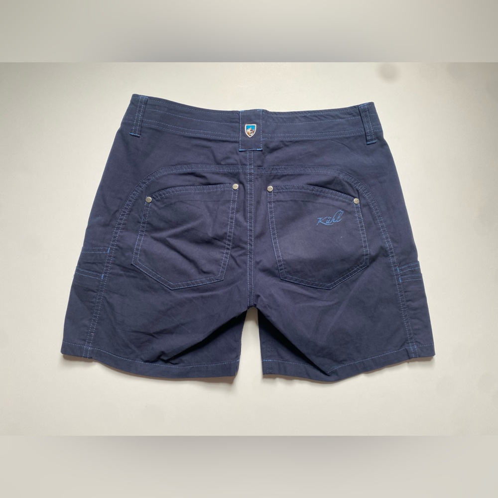 Women’s Kuhl Free Range Blue Hiking Shorts Size 4